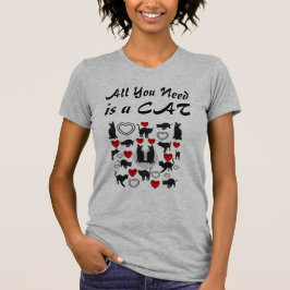 Camiseta Tudo que você precisa é de um gato