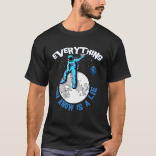 Camiseta Tudo que você sabe é uma mente aberta, conspiração