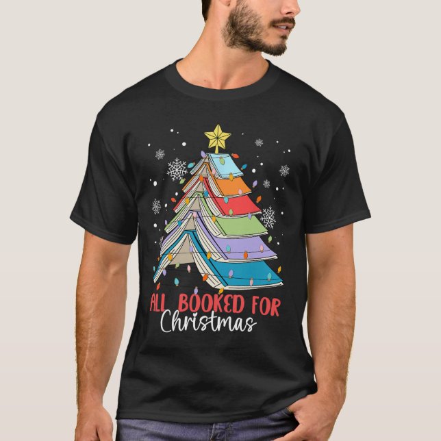 Camiseta Tudo Reservado Para O Livro De Natal Leve Da Árvor (Frente)