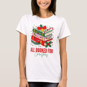Camiseta Tudo Reservado para o Natal Amante de Livros Diver