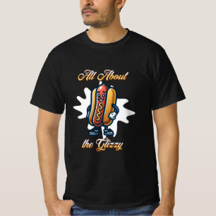 Camiseta Tudo Sobre a Glizzy   Humor de Cachorro-Quente Eng