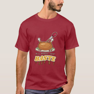 Camiseta Tudo Sobre aquele Peru de Ação de Graças Engraçado