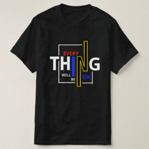 Camiseta tudo vai ficar bem