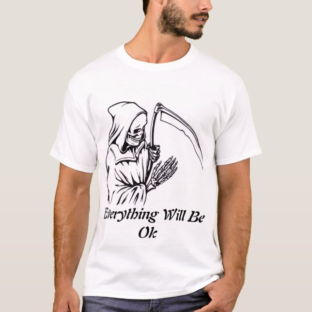 Camiseta Tudo Vai Ficar Bem Design  (Frente)