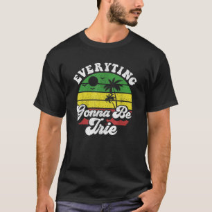Camiseta Tudo Vai Ser Irie Jamaica Rasta Jamaican Ret