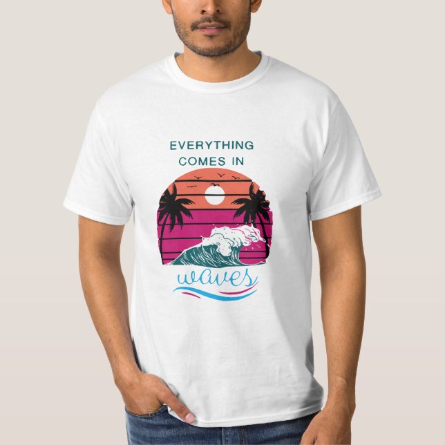 Camiseta Tudo Vem em Ondas (Frente)