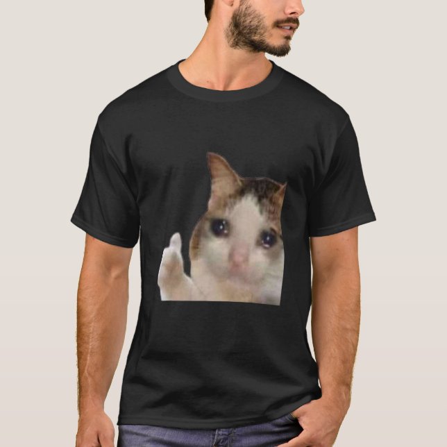 Camiseta TUDOu2019S BOM CAT MEME CAT (Frente)