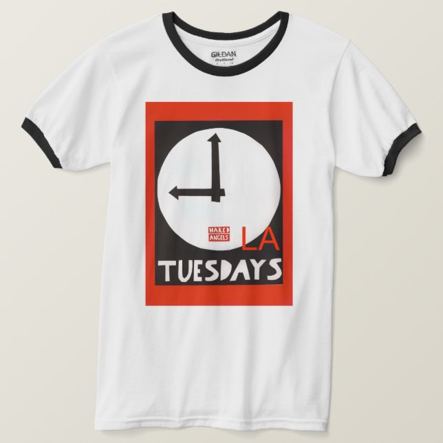 Camiseta Tuesdays LA Ringer t-shirts in ALL sizes  (Frente do Design)