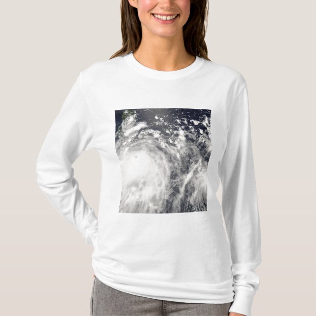 Camiseta Tufão Fengshen sobre as Filipinas (Frente)