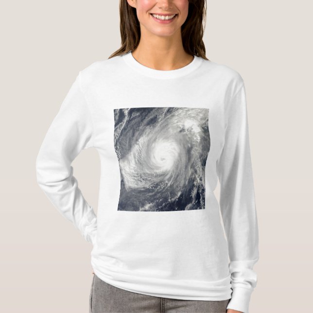 Camiseta Tufão Nida a sudoeste de Iwo Jima (Frente)