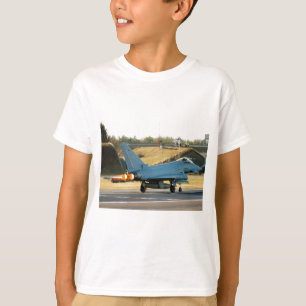 Camiseta tufão no dispositivo de pós-combustão