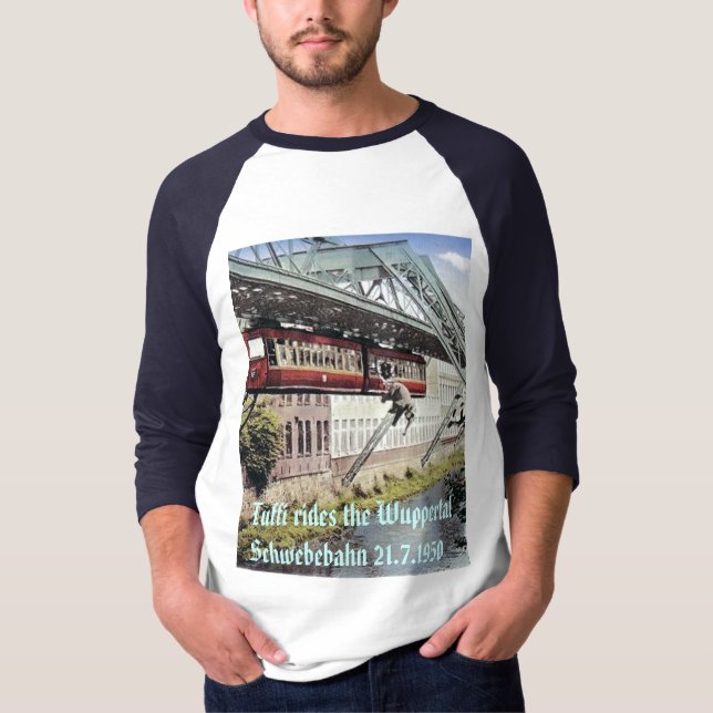 Camiseta Tuffi monta o Wuppertal Schwebe… (Frente)