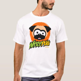 Camiseta Tugg o t-shirt do branco de WerePug