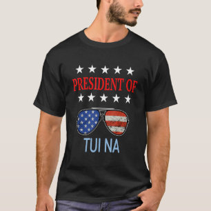 Camiseta Tui Na Healing Accessories Usa Flag Therapist Diz