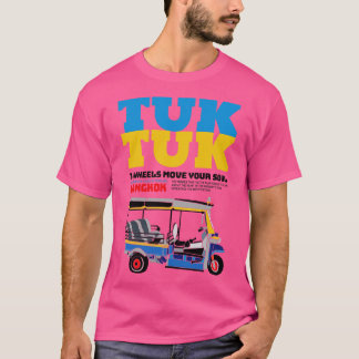 Camiseta Tuk Tuk Bangkok Tailândia Transporte
