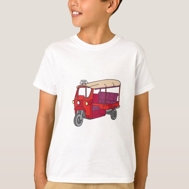 Camiseta Tuktuk vermelho (Frente)