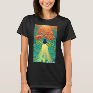 Camiseta Tulip Lily Flower Primavera Meadow Green Gard Natu