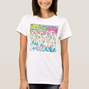 Camiseta Tulip multicolorido superior