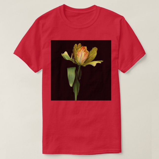 Camiseta Tulip Parrot Amarelo 1 (Frente do Design)