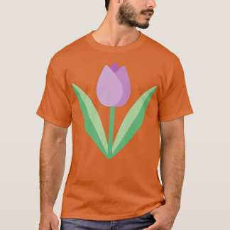 Camiseta Tulipa Colorida Bonita