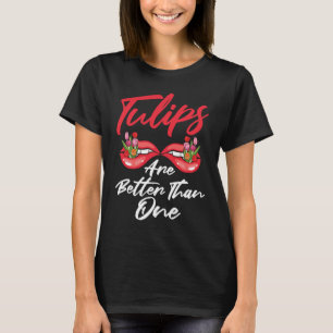 Camiseta Tulipa Engraçada Jardinagem Jardim Jardineiro Tuli