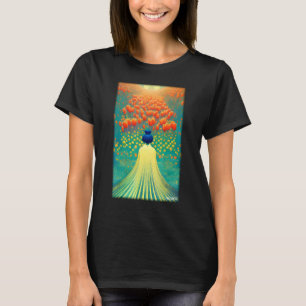 Camiseta Tulipa Lírio Flor Primavera Prado Verde Jardim Nat