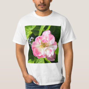 Camiseta Tulipa rosa-branca
