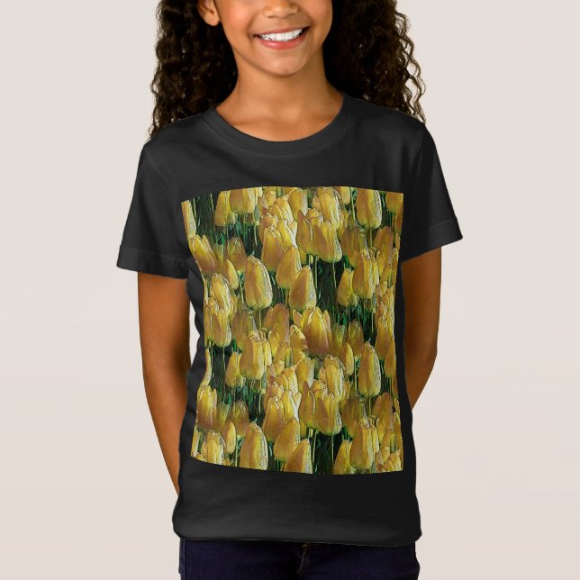 Camiseta Tulipas Amarelas Sunshine (Frente)