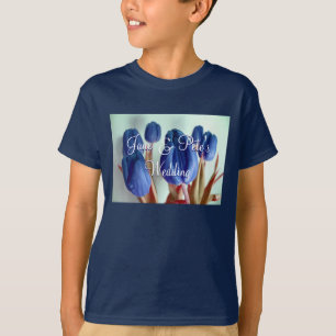 Camiseta Tulipas Azuis
