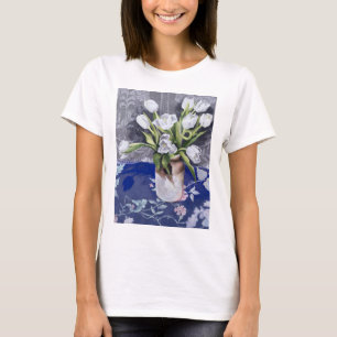 Camiseta Tulipas brancas 1994