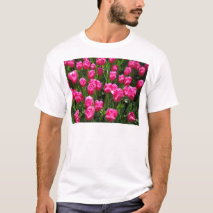 CAMISETA TULIPAS COR-DE-ROSA BONITAS