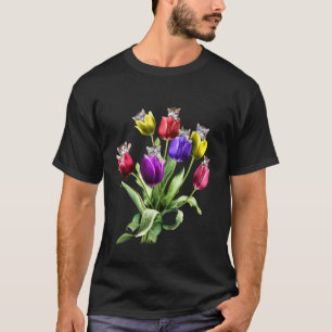 Camiseta Tulipas de gato
