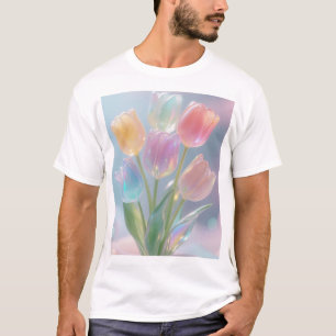 Camiseta "Tulipas de Sonho Iridescentes