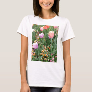 Camiseta Tulipas e Pansies