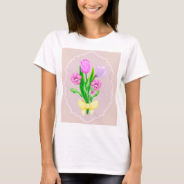 Camiseta Tulipas e picos