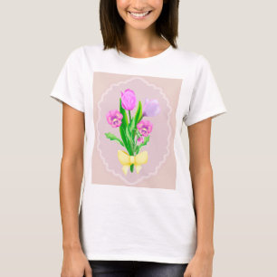 Camiseta Tulipas e picos