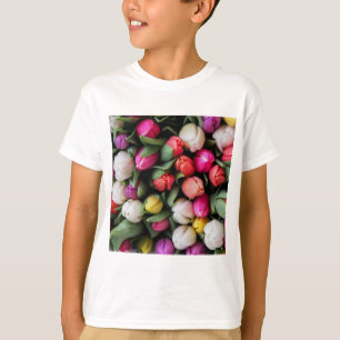 Camiseta Tulipas Flores Coloridas Páscoa Primavera