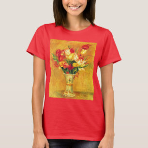 Camiseta Tulipas por Pierre Renoir, Arte Impressionista Ant