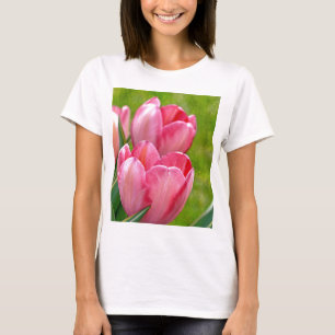 Camiseta Tulipas Rosa