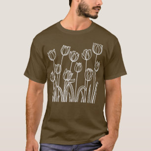 Camiseta Tulipas Tulipas Primavera Flor Flor Flor Flor De F