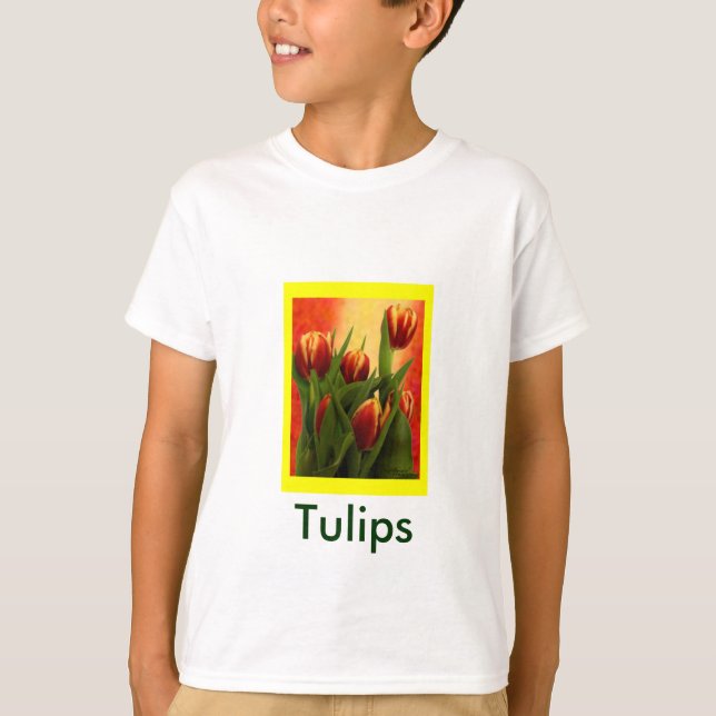 Camiseta Tulips jGibney The MUSEUM Zazzle Gifts (Frente)