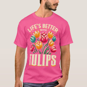Camiseta Tulips Tulips Flor Gardener Gardener