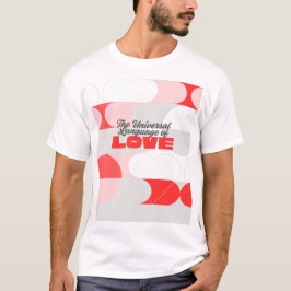 Camiseta TULOL Vermelho Rosa Branco