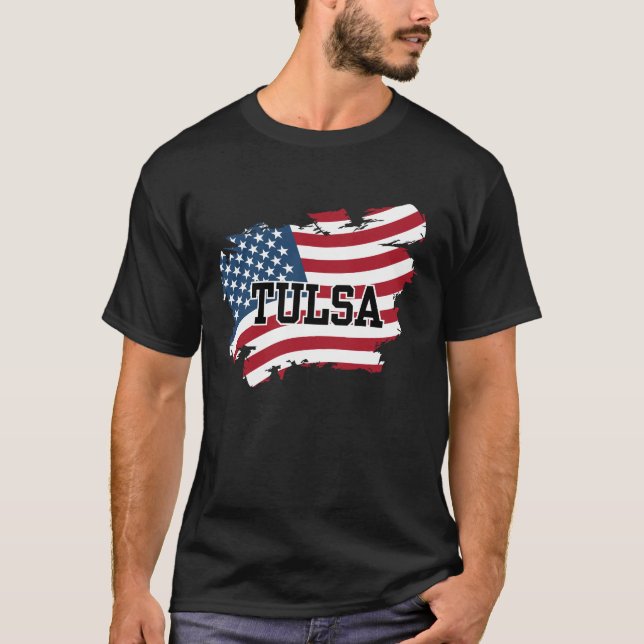 Camiseta Tulsa EUA (Frente)