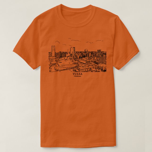 Camiseta Tulsa Oklahoma 1 (Frente do Design)