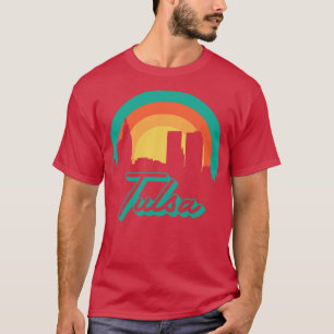 Camiseta Tulsa Skyline Estado de Oklahoma