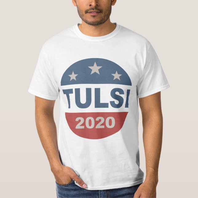 Camiseta Tulsi Gabbard 2020 para o presidente (Frente)