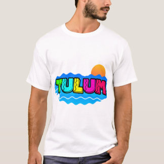 Camiseta Tulum Mexico Beach Sunset