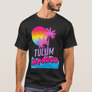 Camiseta Tulum Mexico Boho Vacise Cruise Vintage Sunset S