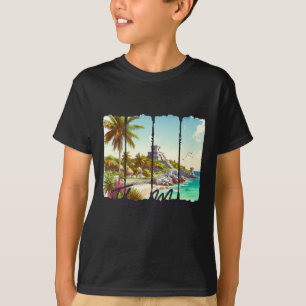 Camiseta Tulum México Viagem Encontro-Me Em Tulum Lembrança